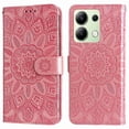 thumbnail image 1 of Funda tipo cartera GANGXUN para Xiaomi Redmi Note 13 4G , diseño girasol, cuero PU, soporte, cierre magnético, tarjetero, 1 of 5