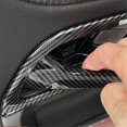 thumbnail image 5 of Juego de 4 pegatinas interruptores puertas ventanas yuxing Fibra de carbono GLA EQA EQB-Class X247 2020-2024, 5 of 5