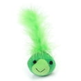 thumbnail image 4 of Cat Catnip Toy Cartoon Plush Cat Chew Toy Kitten Teething Toy with Fake Feather, 4 of 6