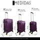 thumbnail image 2 of Set 3 Maletas De Viaje Jony Rigidas 25 Kg 15 Kg 10 Kg Candado Numerico Ruedas 360, 2 of 5