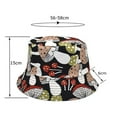 thumbnail image 2 of Charmgo Trucker Hat Clearance, Magic Mushroom Pattern Fisherman Hat Men and Women Outdoor Leisure Sun Hat Cartoon Foldable Sun Pot Hat Bucket Hat Baseball Cap, Sun Hats for Women Sky Blue, 2 of 3