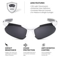thumbnail image 3 of Gafas de Sol Deportivas Polarizadas Xagger para Niños y Jóvenes - Béisbol, 3 of 6