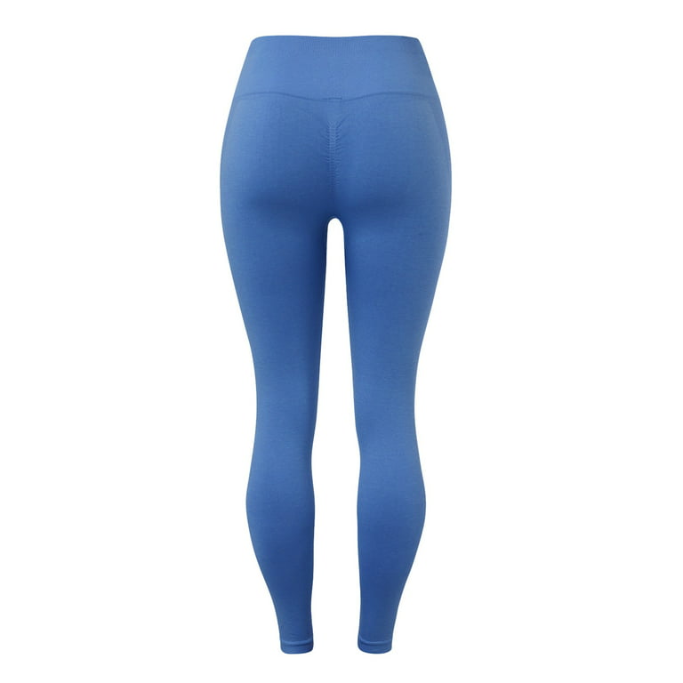 xinqinghao yoga leggings for women women's seamless tight high waisted  elastic quick dry breathable exercise pants yoga pants women yoga pants  blue m 