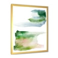 thumbnail image 2 of Designart 'Blue Green and Pink Spots Clouds' Modern Framed Art Print, 2 of 4