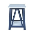 thumbnail image 5 of Surrey Solid Wood End Table with Shelf - Blue/Antiqued Chalk, 5 of 8