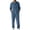 Blue, variant on StSilkitty Men's 2 Piece Outfit Long Sleeve Collared Button down Shirts and Loose Pants Sets Solid Color Lightweight Casual Set