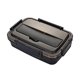 thumbnail image 1 of Cateissary Divisor Bento Box al aire libre térmico adultos Multi-rejillas contenedor de alimentos calefacción cajas de almacenamiento trabajador Mostrada Negro/3 rejillas, 1 of 6