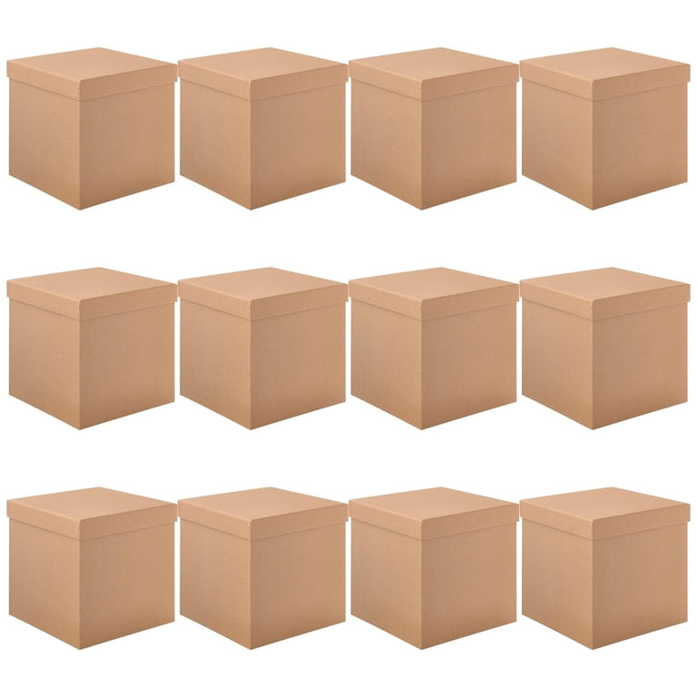 12 Pack: Large Kraft Gift Box by Celebrate It - Walmart.com