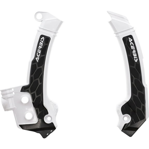 Acerbis X-Grip Black/White Frame Protectors (2979601007)