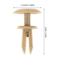 thumbnail image 2 of VERDANVERSE 30Ud Clips Para Panel De Puerta Beige Universal Para Fijación Rápida, 2 of 6