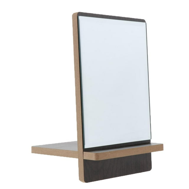 Maquillaje de Espejo plegable desmontable Espejo de afeitar shamjiam Espejo de maquillaje de mesa