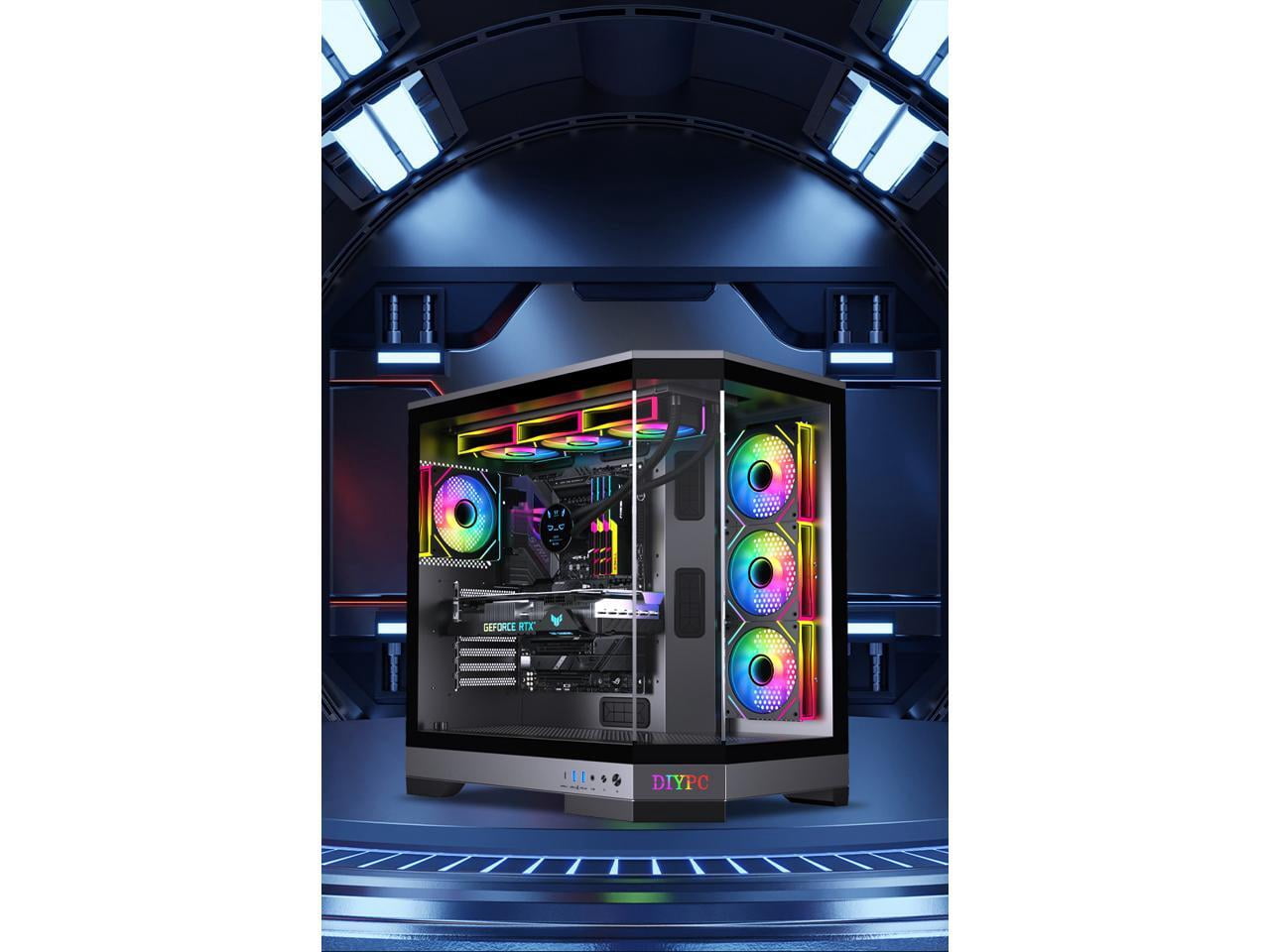 DIYPC VanguardF1BK ATX PC Case