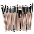 thumbnail image 4 of Graflsoa MAANGE 20-Piece Golden Makeup Brush Set with Soft Fibers for All Skin Types, Travel-Friendly & Non-Slip Grip, 4 of 7