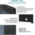 thumbnail image 3 of WDXOR Battery For Dell Inspiron 13 5368 5379 7378 15 5567 7569 7579 17 5767 New, 3 of 4