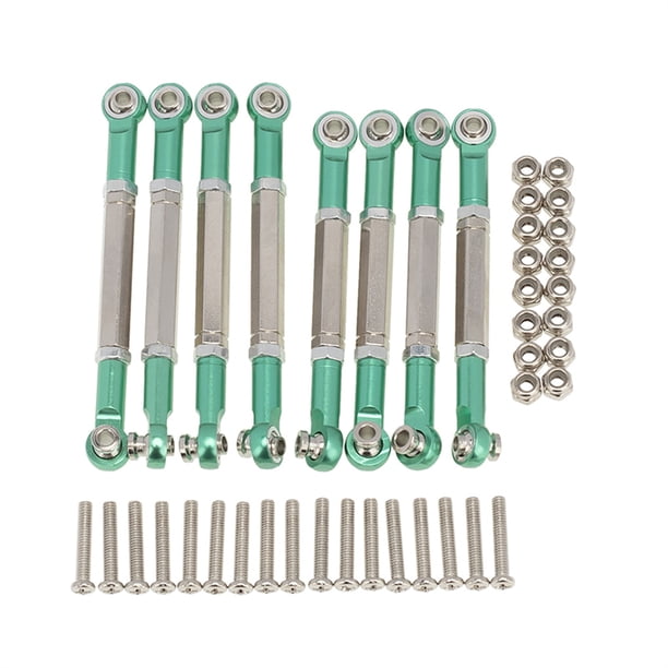 Modificación de accesorios de automóvil Reemplazo de reemplazo de metal Servo Linkage Reemplazo de barras de enlace para automóviles controlados remotos Modificación Uso verde 1 Conjunto kenally FN001301-03