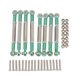 thumbnail image 1 of Modificación de accesorios de automóvil Reemplazo de reemplazo de metal Servo Linkage Reemplazo de barras de enlace para automóviles controlados remotos Modificación Uso verde 1 Conjunto kenally FN001301-03, 1 of 7
