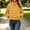 Yellow, variant on IUYRTFE Women's Polka Dot Jacket with Pockets Stand Collar Button Down Lightweight Casual Coat