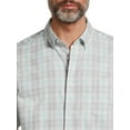 thumbnail image 5 of George Men's & Big Men's Short Sleeve Poplin Button-Up Shirt, Sizes S-3XL, 5 of 6