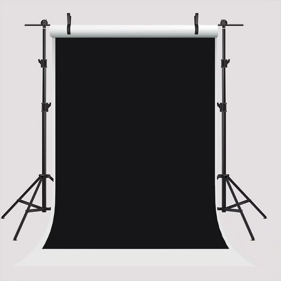 YUSDECOR 5x7ft Photography Backdrops Black Solid Backgrounds PHOTO Backdrop Birthday Backdrop Photo Backdrop for Booth Props