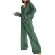 thumbnail image 1 of Puntoco Pijamas De Mujer De Algodón Y Lino De Doble Capa Sueltos para El Hogar Camiseta Y Pantalones De Manga Larga con Cuello En V Conjunto De Dos Piezas Liquidación Puntoco Puntoco-225, 1 of 3