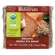 Genuine Bavarian Bread, Whole Rye, Organic, 17.6 Oz.