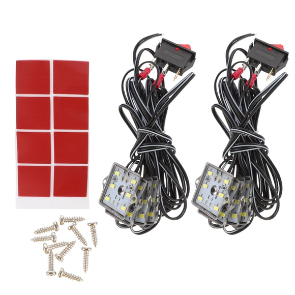 WORGEOUS 1 set LED camión camioneta cama luces kit LED camión carga camioneta camioneta kit de iluminación