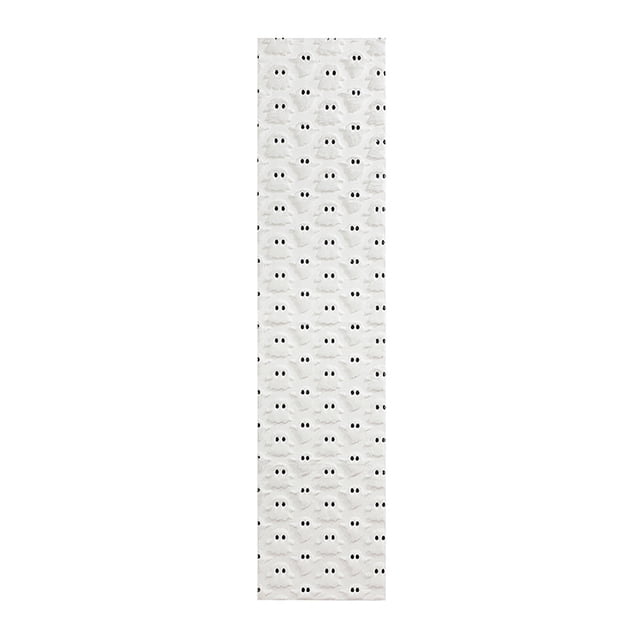 Hearthoom Embroidered Table Runner 3D Dining Scarf Black Eye Design Stylish Decor for Kitchen Dining Room Holiday Table
