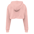 thumbnail image 4 of Renewold Red Roses Personalized Cropped Hoodie Sweaters for Birthday Gifts Pink Crewneck Sweatshirt Sport Outfits Fall Clothing Pullover for Women,Size 4XL, 4 of 6