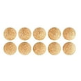 thumbnail image 1 of 10 Pcs Ballon de Soccer en Bois Massif Liège pour Bébé, 1 of 9