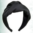 thumbnail image 4 of Phlegsive Black Knotted Headbands, Wide Cloth Hair Accessories, 4 of 6