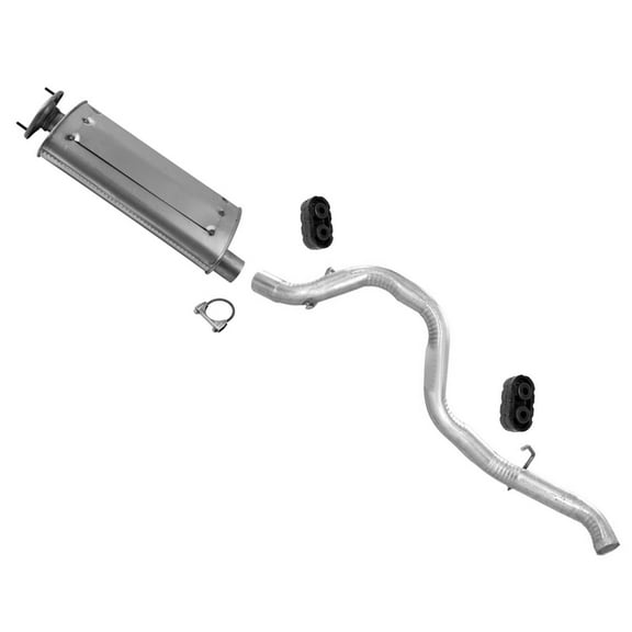 Fits For 2001-2006 Jeep Wrangler 2.4L 2.5L 4.0L Exhaust Muffler Pipe System 5pc