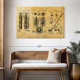 thumbnail image 3 of Elephant Stock Golf Set Patent Wall Art - Horizontal Canvas Wall Art - Living Room Wall Decor - Patent Canvas - Black And Yellow Decor - 48" x 32", 3 of 8