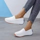 thumbnail image 1 of 2022 Primavera Nuevos zapatos de plataforma Mujer Casual Lazy Mesh Travel Sneaker Moda Zapatillas de deporte de tacón medio Mujer Casual Sport Shoe42 Gao Jinjia LED, 1 of 1