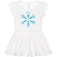 thumbnail image 3 of Inktastic Icy Blue Winter Snowflake Girls Baby Dress, 3 of 5