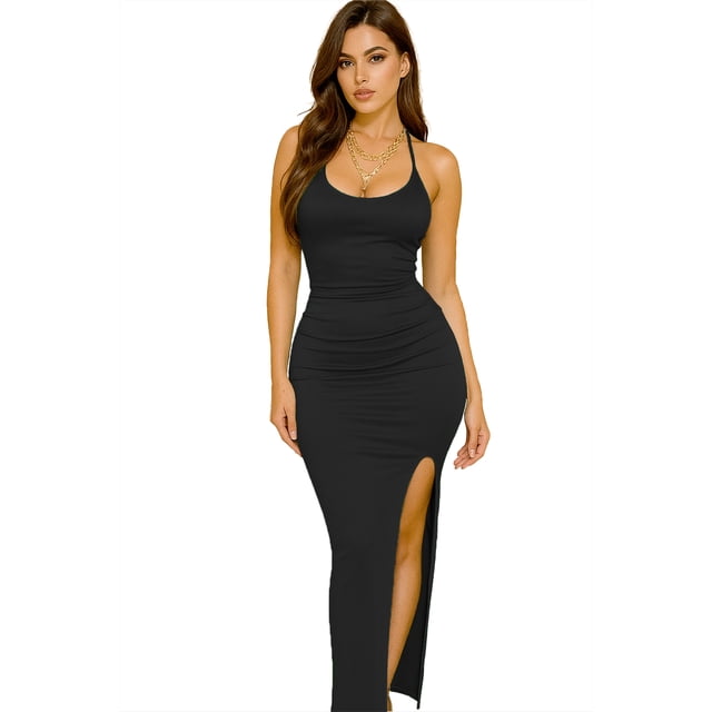 Vestido elegante sensual Negro Unitalla