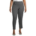 thumbnail image 6 of Just My Size Women's Plus Size Pull on Stretch Woven Pants, Also in Petite, 6 of 8