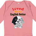 thumbnail image 4 of Inktastic English Setter Dog Gift Boys or Girls Long Sleeve Baby Bodysuit, 4 of 5