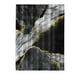 thumbnail image 1 of Yhmxh Decoración del baño Cortina de ducha con estampado digital geométrico, gruesa, con ganchos, patrón de partición Organizadores y almacenamiento de baño Accesorios de baño, 1 of 5