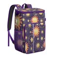 thumbnail image 1 of Celestial Print Gothic Backpack Cooler – Leakproof Insulated Cooler Bag with Moon, Star, and Night Sky Pattern, 1 of 6