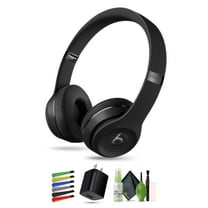 Beats Solo3 Wireless On-Ear Headphones (Matte Black / Icon) Bundle with Accessories