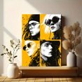thumbnail image 6 of UXIEQU Punk Portrait Canvas Wall Art Print 15.75x11.81 Inches, 6 of 8