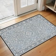 thumbnail image 5 of Washable Vintage Kitchen Mat 31"x20" Non Slip Soft Plush Low Profile Kitchen Rug, Distressed Medallion Oriental Style Sink Mat for Laundry Room Bedroom Office, 5 of 6