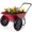Red, variant on Wheelbarrow Garden Cart, Heavy‑Duty Dual‑Wheel Utility Wheelbarrow with Built‑In Stand, 4 Cu. Ft., 600 lb Capacity, Gray