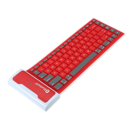 85 Keys Ultra Thin BT Mini Keyboard Foldable and Portable Dustproof Waterproof For Desktop Laptop Tablet and Mobile (Best Mobile Midi Keyboard)