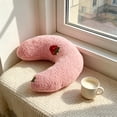 thumbnail image 5 of U-Shape Calming Pillow for Pets,Soft Fluffy Decorative Curved Plush Cushion, 5 of 7