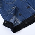thumbnail image 5 of Jean Jacket Women Spring Fall Solid Color Denim Long Sleeve Jacket For A Classic Everyday Layered Look Jean Jacket, 5 of 10