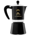 thumbnail image 4 of Olla para moka Stovetop Bialetti edición limitada Caffe Mercanti Black Oro, 6 tazas, 4 of 5