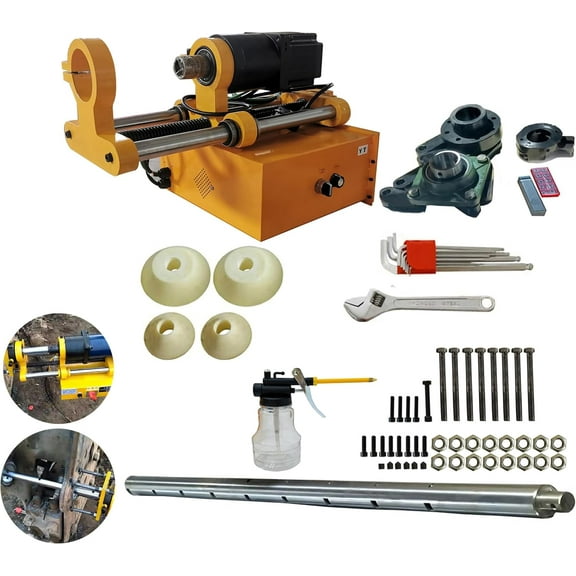 EQCOTWEA Hole Drilling Machine Portable Line Boring Machine for Engineering Machinery