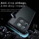 thumbnail image 4 of For Motorola Edge 60 5G 60 Fusion 5G Case Skin-Touch TPU + PC Matte Phone Shell, Transparent Black, 4 of 5