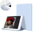 thumbnail image 1 of Aoub Funda Para Ipad De 9,7 Pulgadas 6.ª/5.ª Generación 2018/2017 Con Portalápices Funda Delgada Y Ligera Con Soporte Inteligente Auto Wake/Sleep Modelo A1822/A1823/A1893/A1954 Azul Cielo, 1 of 1